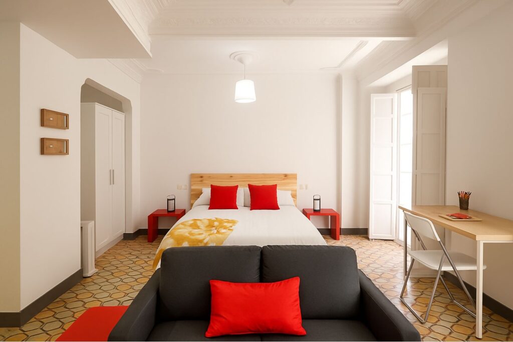 Habitación del proyecto Alcoy